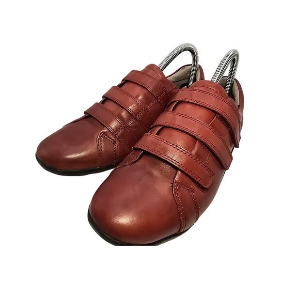 Womens Ross Hommerson Natasha Comfort Shoe Red Leather Size 8 M Excellent - Picture 5 of 8